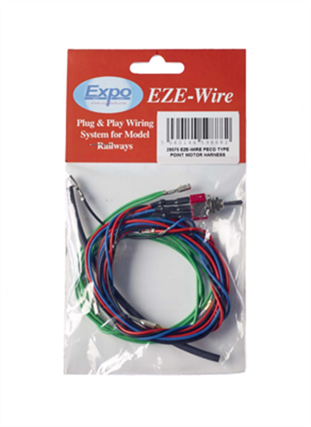 Expo  28070 EZE-Wire Point Switch with Peco Point Motor Harness