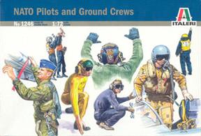 Italeri 1/72 Nato Pilots and Ground Crew 1246Box contains 48 figures in 20 different poses.