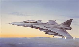 Italeri 2638 is a 1/72nd scale plastic kit of a Swedish JAS 39A Gripen Jet Fighter