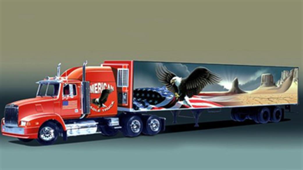 Italeri 1/24 3826 American Eagle Truck & Trailer