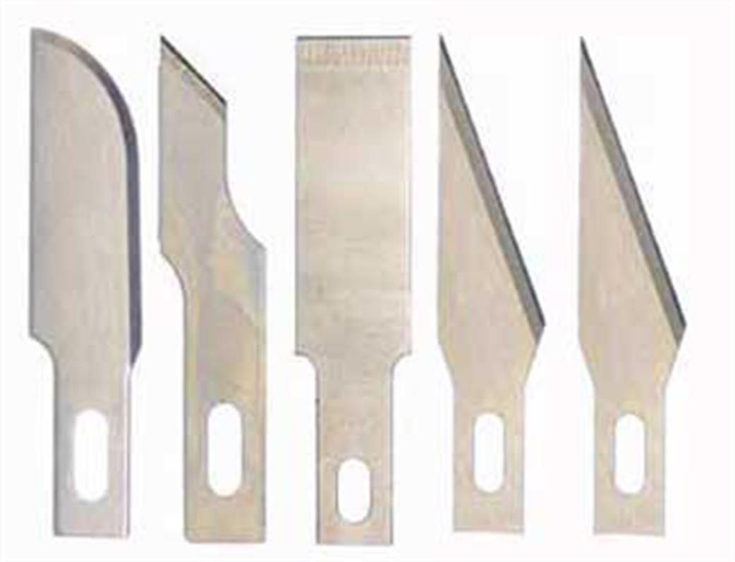 Expo 73575 Pack of 5 Assorted Blades for No.1 Handle