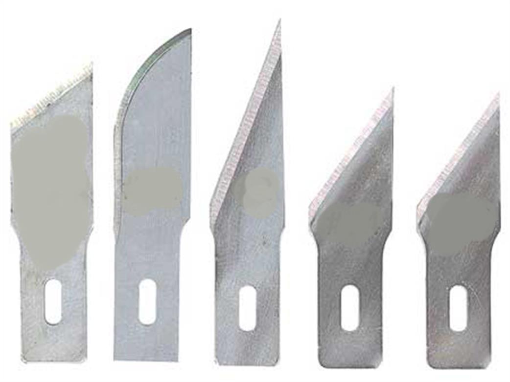 Expo 73559 Assorted Blades Pack Of 5 (2 x T24, 1 x T18, 19, 22) For No. 2 Handle