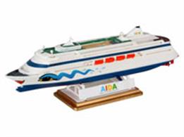Revell 1/1200 Aida Cruise Liner Kit 05805Length 161mm    Number of Parts 28Glue and paints are required to assemble and complete the model (not included)