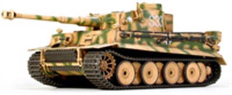 Tamiya 32504 1/48 German Tiger 1 Tank - Early ProductionLength 175mm     Width 77mm