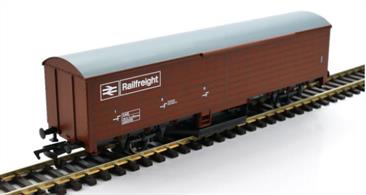The PIKO Track Cleaning wagon has been given a British outline finished as a VAB sliding-wall van in BR Railfreight brown livery.Fitted with NEM tension lock couplings, this vehicle can form part of a goods train, polishing dust from the rails as it is hauled around your layout.This model features a finely moulded body/applied livery, profiled wheels and is supplied complete with a fitted track cleaning pad.