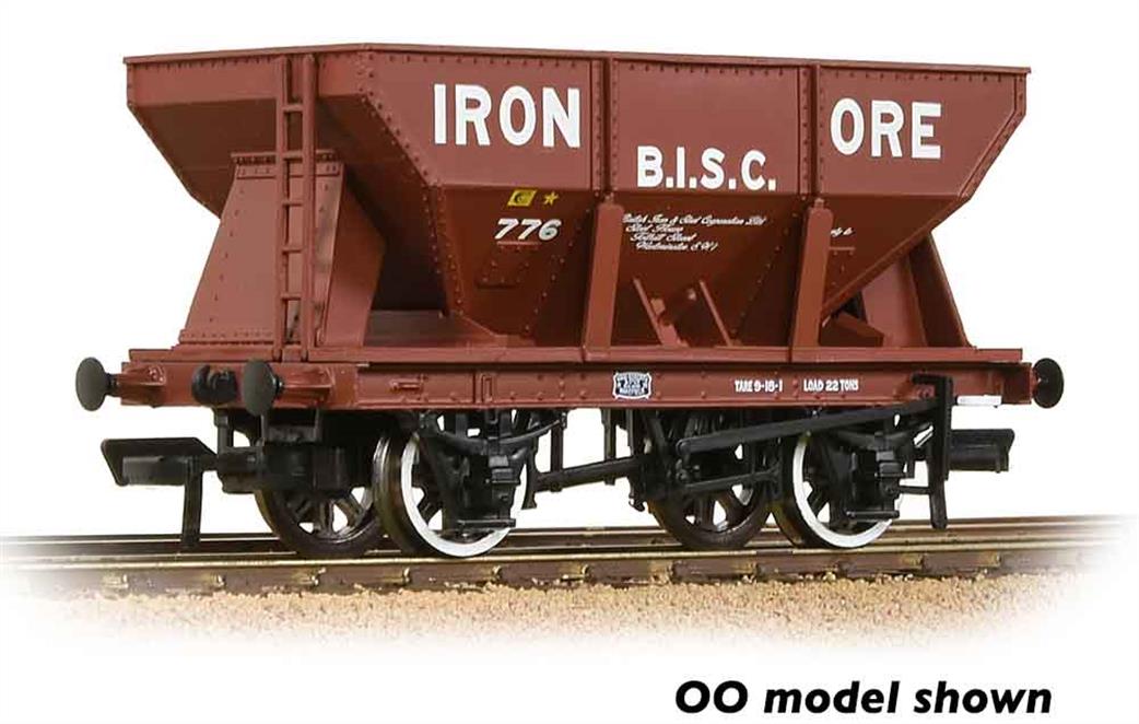 Graham Farish N 373-219 BISC Iron Ore 24ton Hopper Wagon Red