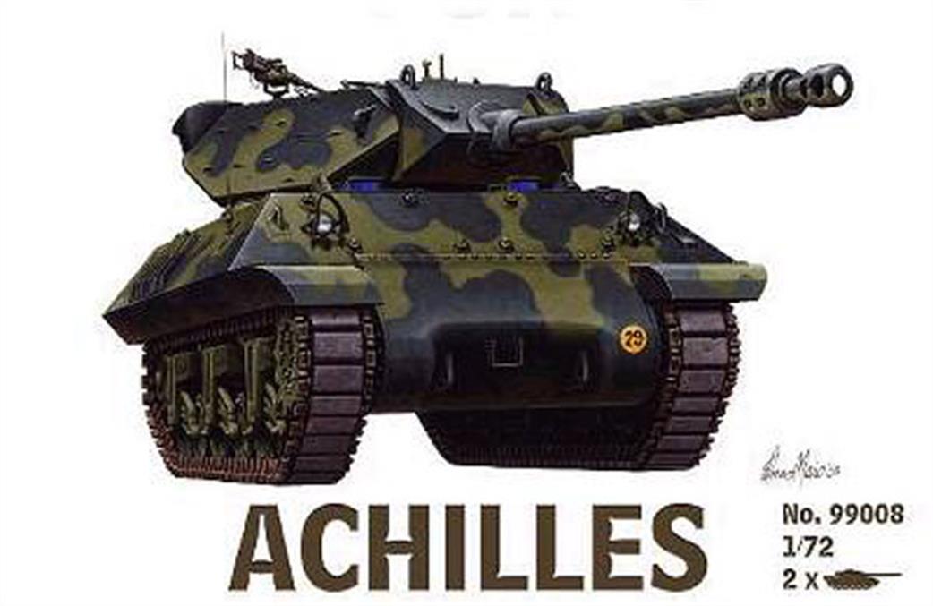 Armourfast 1/72 99008 Allied Achilles Tank Destroyer Twin pack
