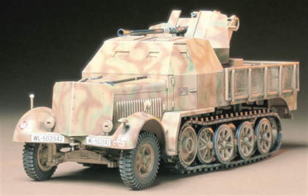Tamiya 1/35 35144 German 8 Ton Semi Track & 3.7cm Flak SDKFz7/2