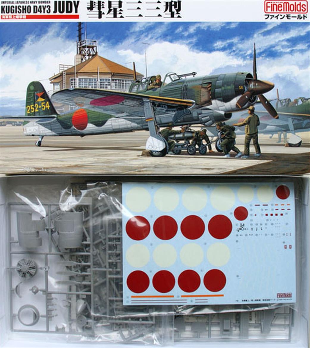Fine Molds 1/48 FB7 Kugisho D4Y3 Judy Japanese Navy Bomber WW2 Plastic Kit