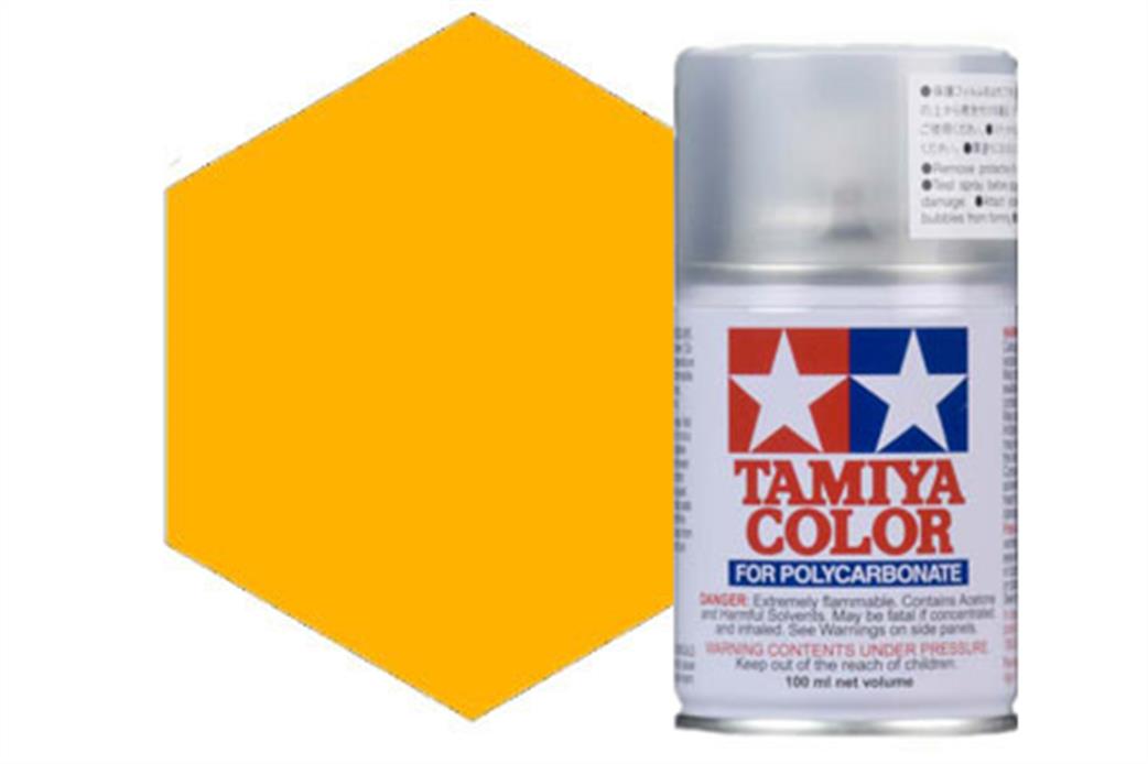 Tamiya  PS-19 PS19 Camel Yellow Polycarbonate Spray Paint 100ml