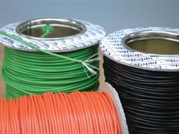 16/0.2mm multicore equipment wire for lower resistance. Ideal for wiring model railways and similar applications: Rated: 3A @ 1000v max. Outside diameter: 1.6mm