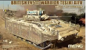 New tooling plastic kit of the British Armies FV510 Warrior Armoured Infantry Fighting Vehicle