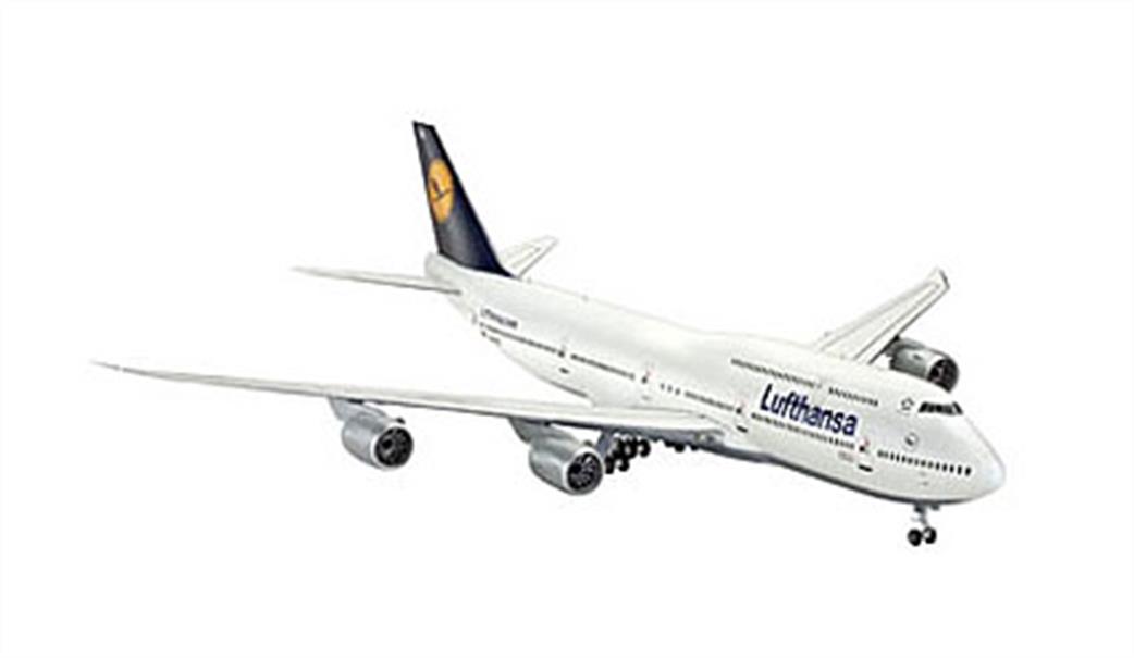 Revell 1/144 01111 Boeing 747-8 Fanhansa Siegerflieger model set