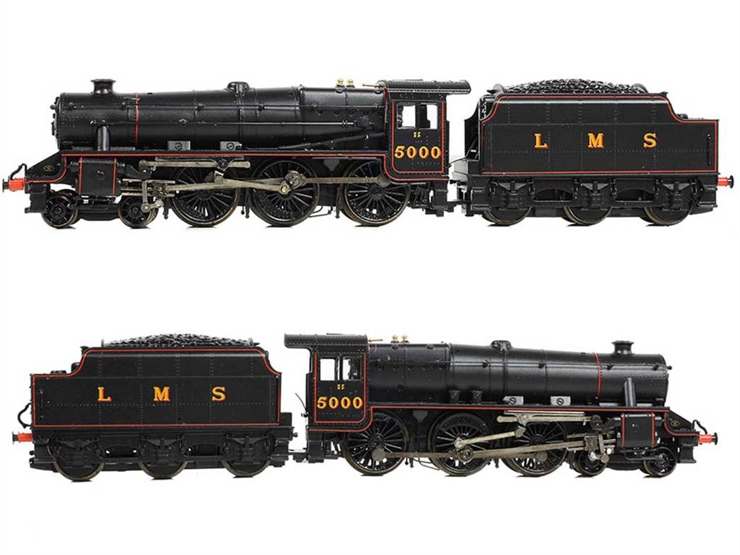 Graham Farish N 372-135A LMS 5000 Stanier Class 5MT Black 5 Rivetted Tender LMS Lined Black