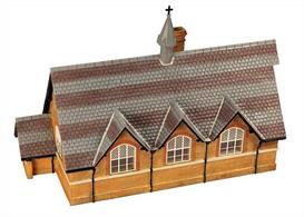 Scenecraft 44-161 00 Gauge Snell's Hall - PendonA detailed ready painted resin cast replica of the&nbsp;Snalls Hall manor house&nbsp;model on the Pendon Vale of the White Horse layout200mm x 100mm x 130mm