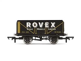 Celebrate the 70th anniversary of Hornby at Margate in style with a 7 Plank Wagon in a special 'Rovex Scale Models Limited 1954-2024' black livery. This model will be perfect for any Hornby history enthusiasts.