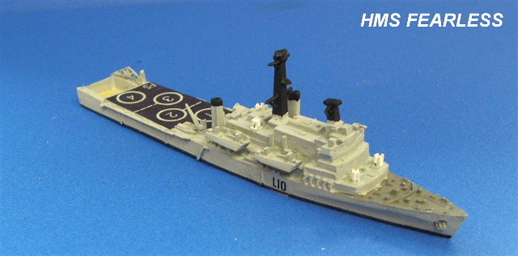 Mountford 1/1250 MM124K HMS Fearless L10 Amphibious Assault Ship (unpainted kit)