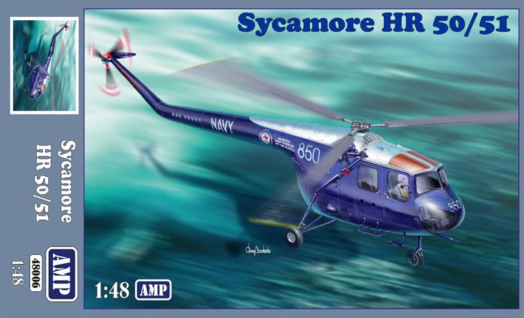 AMP 1/48 48006 Sycamore HR/50/51 Helicopter Kit