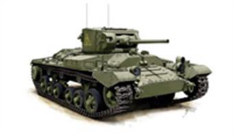 Armourfast 99030 1/72 Scale Valentine Mk.II TankTwin pack of quick-build kits building Valentine Mk.2 tanks.