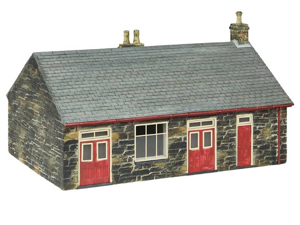 Bachmann 44-0169R Porthmadoc Harbour Station Booking Office Red Scenecraft Painted Resin Building OO
