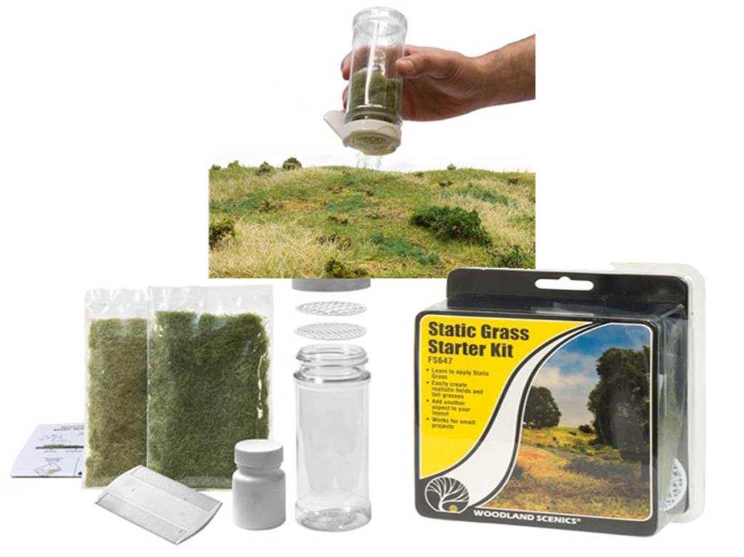 Woodland Scenics  FS647 Static Grass Starter Kit