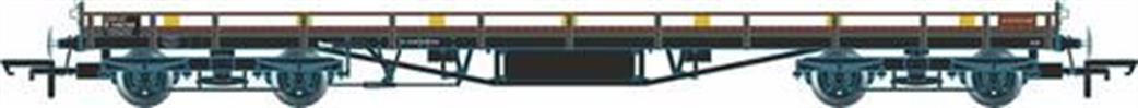 Oxford Rail OR76CAR002  BR FVV Bogie Carflat Diagram 1/088 Bauxite Weathered OO
