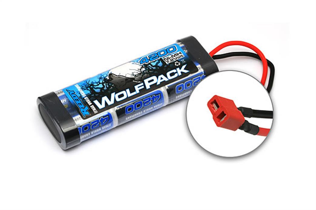 Reedy  AS682 WolfPack 7.2V 3000mAh NiMH Battery with Deans Connector