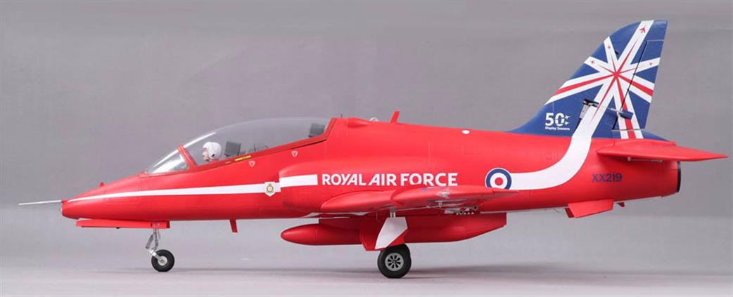 FMS Famous Model  FMS099P-REFV2 Red BAE Hawk 80mm EDF ARTF Version 2