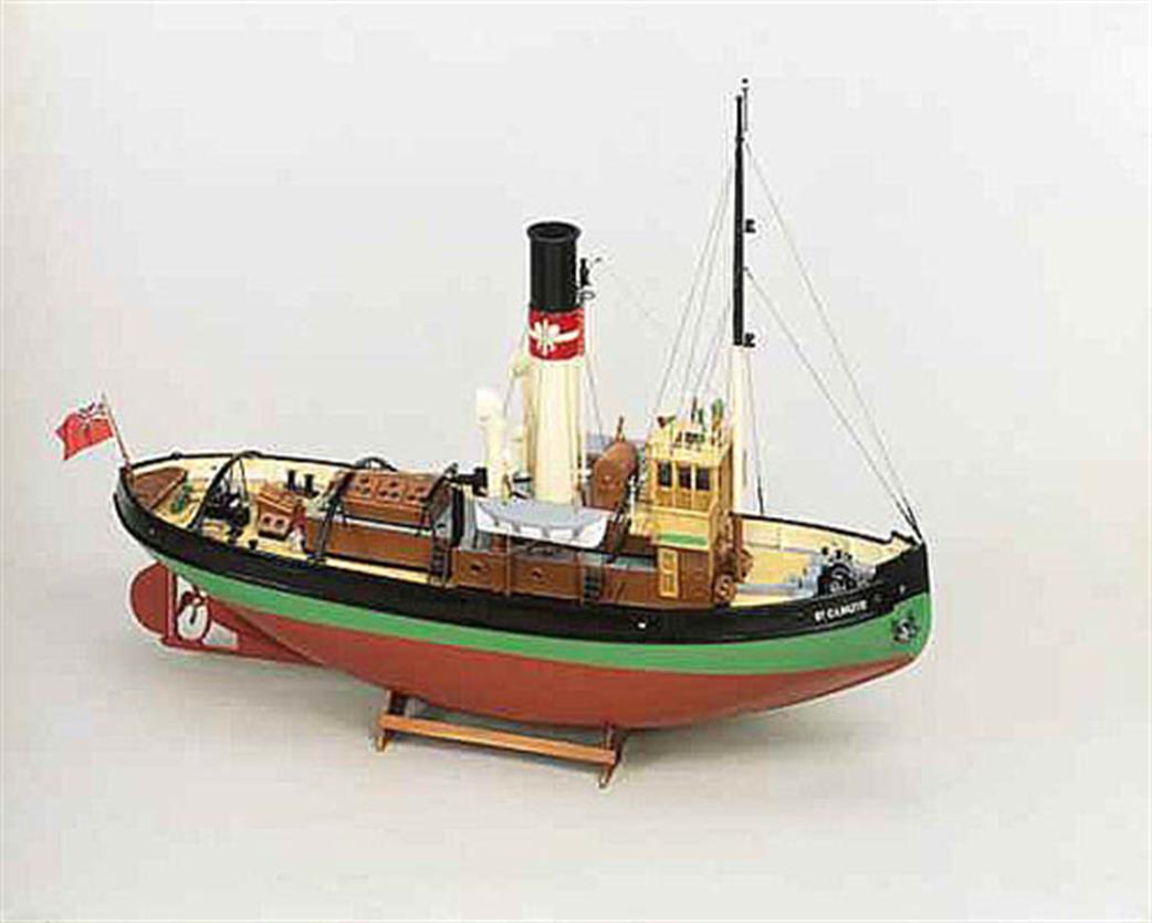Billings B700 St Canute Steam Tug Boat Wooden Construction kit 1/50