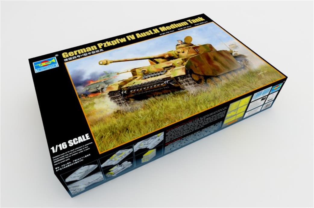 Trumpeter 00920 PzKpfw IV Ausf H German Medium Tank kit 1/16