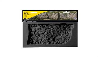 Use this mold to cast large rocks. Mold is flexible and reusable. 10.5" x 5" (26.6 cm x 12.7 cm)