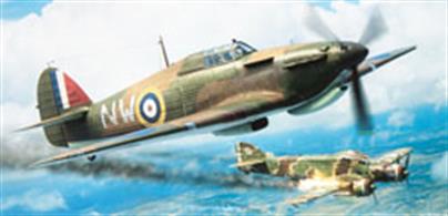 ProfiPACK edition kit of British WWII fighter aircraft Hurricane Mk.I in 1/72 scale. plastic parts: Arma Hobby marking options: 6 decals: Eduard PE parts: pre-painted painting mask: yes