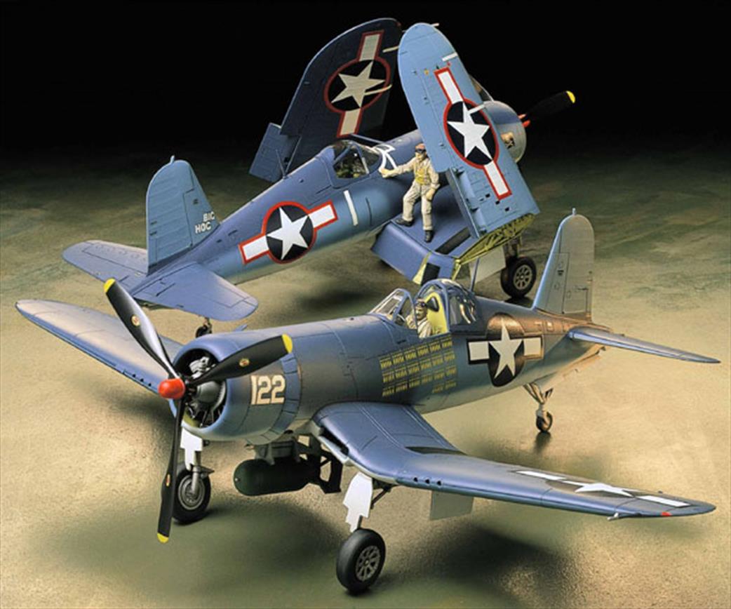 Tamiya 1/48 61070 US Marine Corp F4U-1A Corsair WW2 Fighter Kit