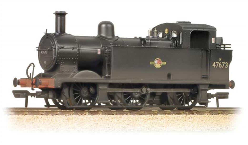 Bachmann OO 32-235 BR 47635 Ex-LMS Fowler Class 3F Jinty 0-6-0T Shunting Engine BR Black Late Crest Weathered