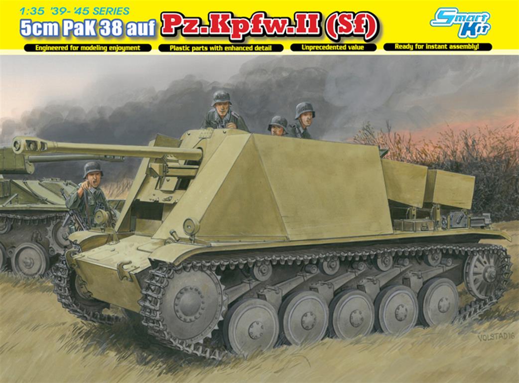 Dragon Models 6721 German 5cm Pak 38 L/60 Auf Plastic kit 1/35