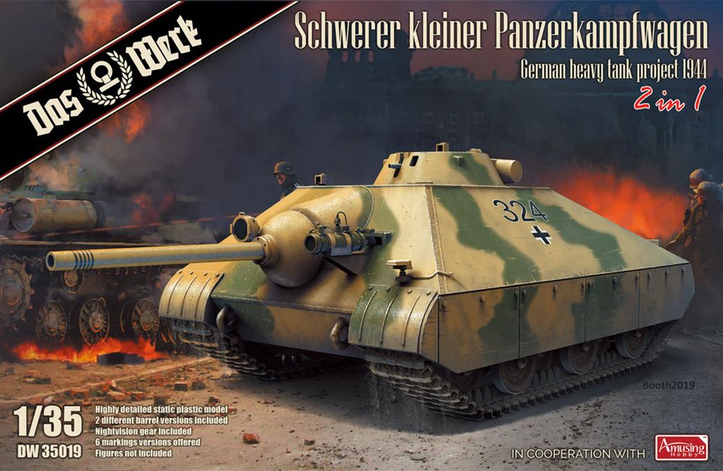 Das Werk 1/35 DW35019 Schwerer Kleiner Panzerkampfwagen German WW2 Project Plastic Kit
