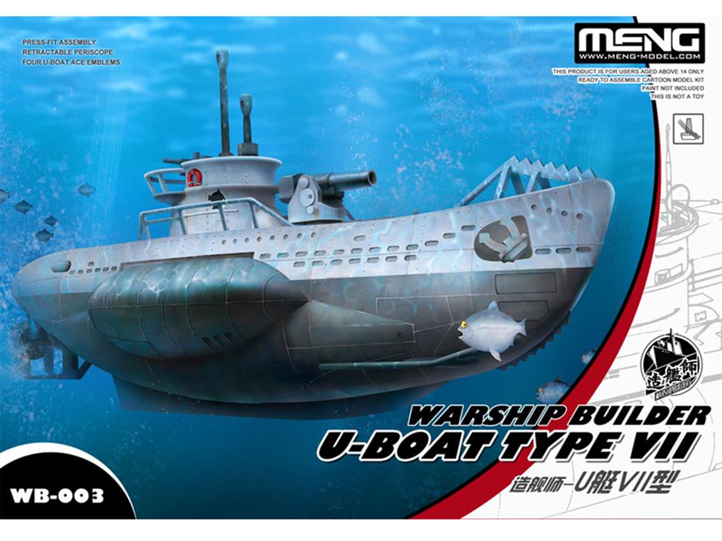 Meng  MNGWB003 U-Boat Type V11 Toon Plastic Kit