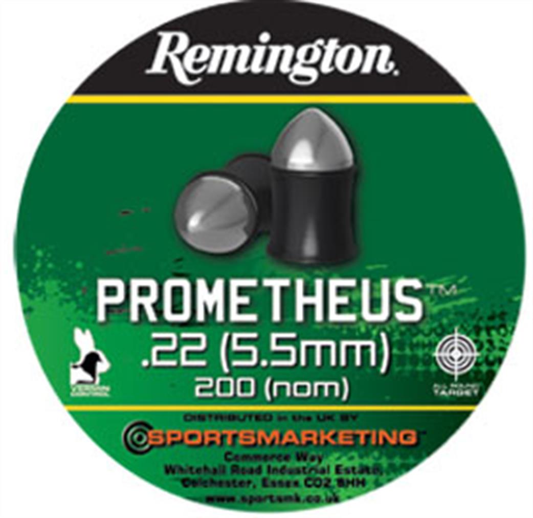 Remington  REMUKPROM22 Prometheus 22 Air Gun Pellets Tin of 200