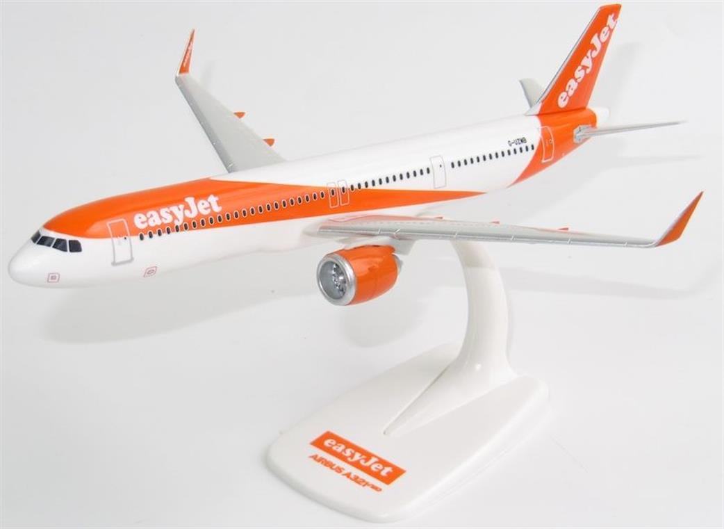 PPC Models 1/200 PP-222932 Easyjet Airbus A320 Neo Plastic Airliner Model