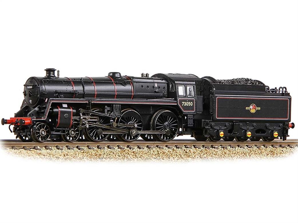 Graham Farish N 372-729 BR 73050 Standard 5MT 4-6-0 Lined Black Late Crest BR1 Tender