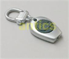This useful keyring LED light is ideal for finding the keyhole in the dark, preventing paintwork damage on your car. Well protected in a die cast alloy body you won't break it by accident either. Powered by two button cell batteries (installed) the high efficiency LED ensures long battery life.63mm/2Â½in long.