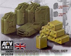AFV 1/35 British WW2 Fuel Tank Set AF35258Glue and paints are required to assemble and complete the model (not included)
