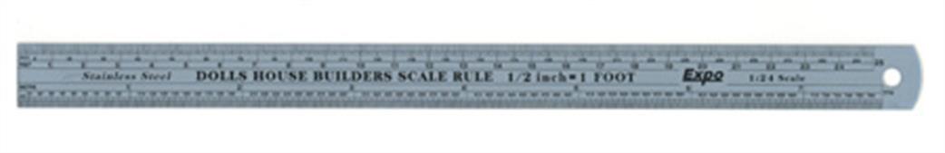 Expo  74124 1/24th Dollshouse 30cm Modellers Scale Rule