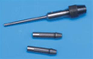 Set of collet adaptors to allow drills between zero and 3mm to be held.Shaft diameter 2.3mm, chuck width 10mm, overal length 67mm