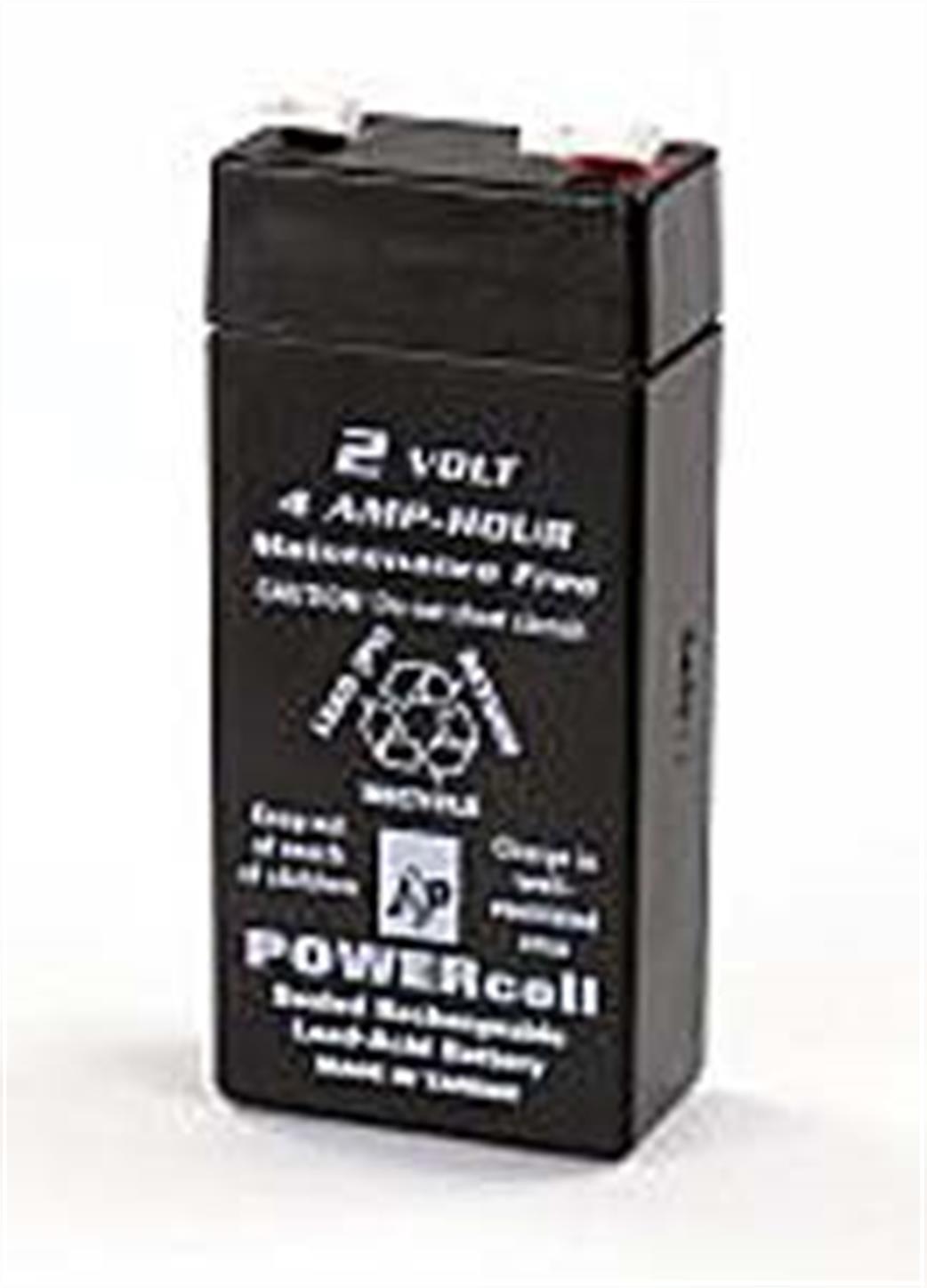 Powertech 5510033 2v 4amp Powercell Lead Acid Battery