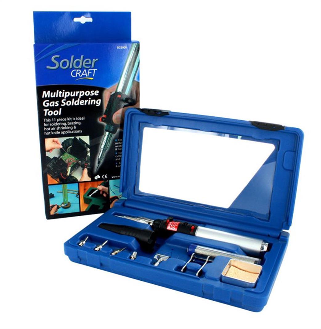Shesto   SC3000 Soldercraft Multipurpose Gas Soldering Tool