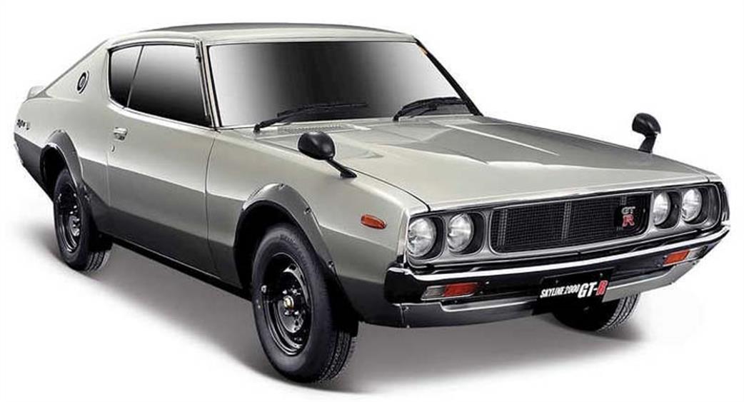 Maisto M31528 1973 Nissan Skyline 2000GT-R White Diecast Model 1/24