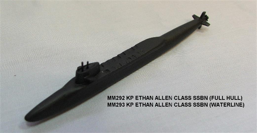 Mountford 1/1250 MM293K Ethen Allan Submarine Waterline Model