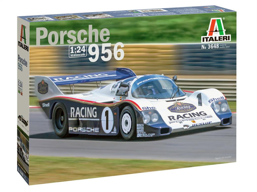 Italeri 1/24 3648 Porsche 956 Le Mans Race Car Kit