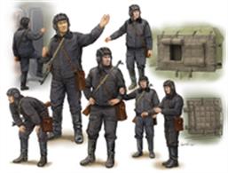 Trumpeter 00434 1/35 Scale Soviet Scud B Crew - 7 FiguresGlue and paints are required 